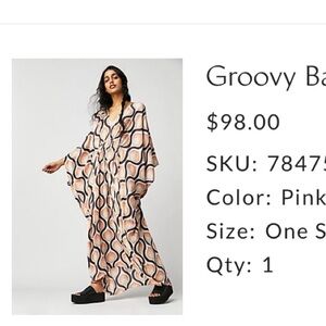 Free People Groovy Baby Caftan